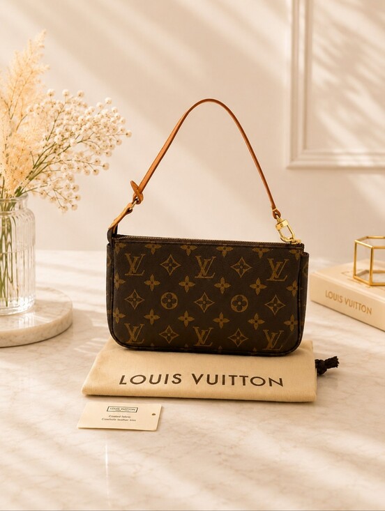 Louis Vuitton Handbags - Authentic Louis Vuitton Pochette Accessoires Monogram Canvas Shoulder Bag